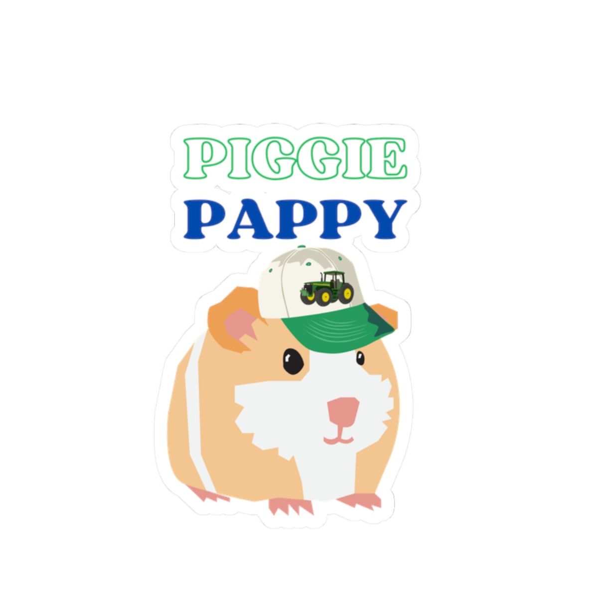 Guinea Piggie Pappy Kiss-Cut Stickers