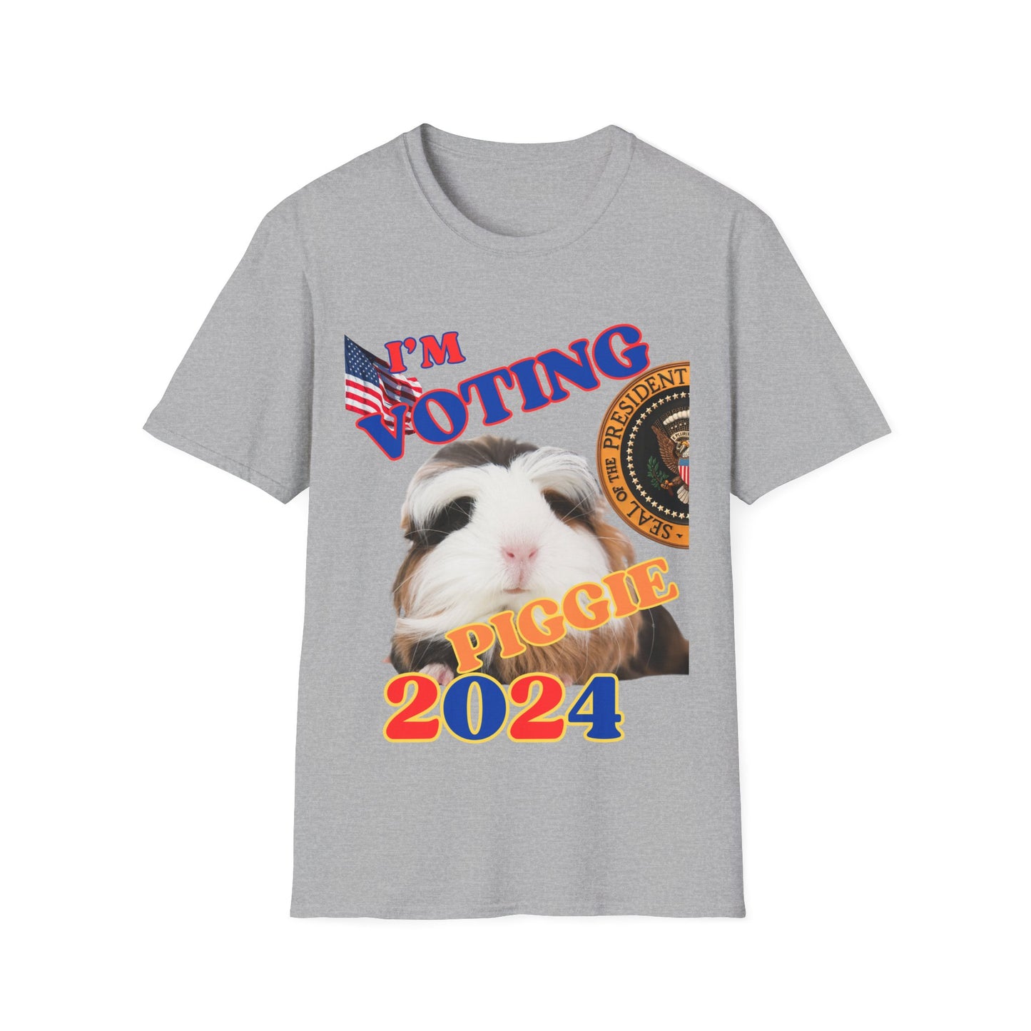 Piggie Presidential Election 2024 Unisex Softstyle T Shirt