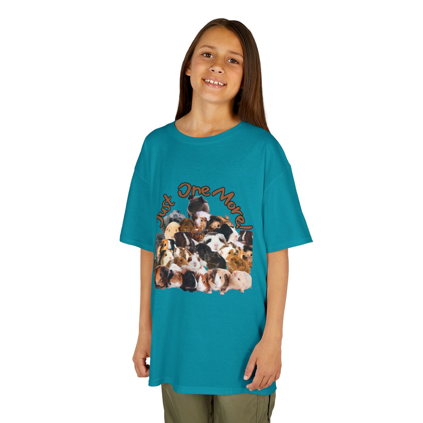 Kids T-Shirt with A Herd of Guinea Pigs Design - Just One More Quote