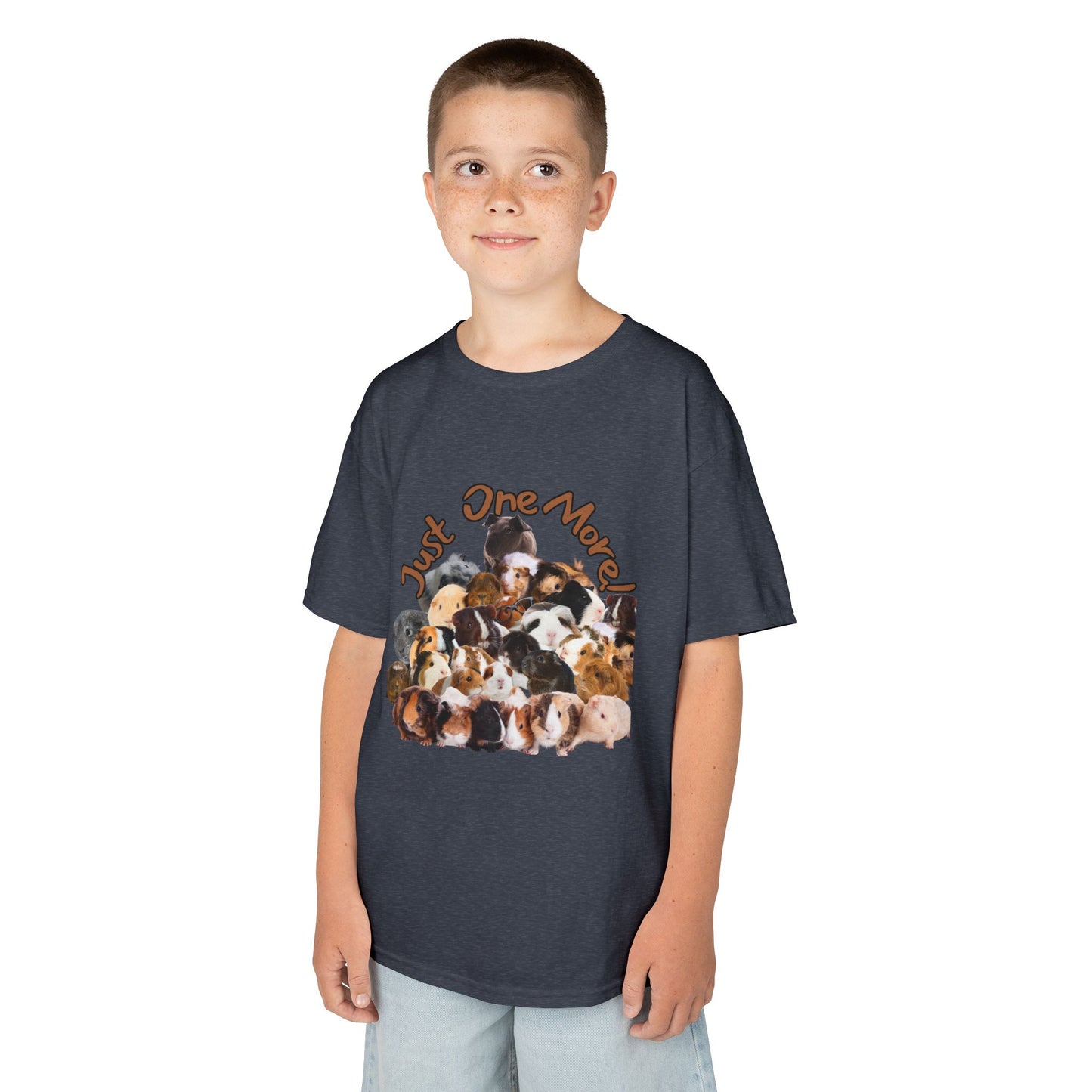 Kids T-Shirt with A Herd of Guinea Pigs Design - Just One More Quote