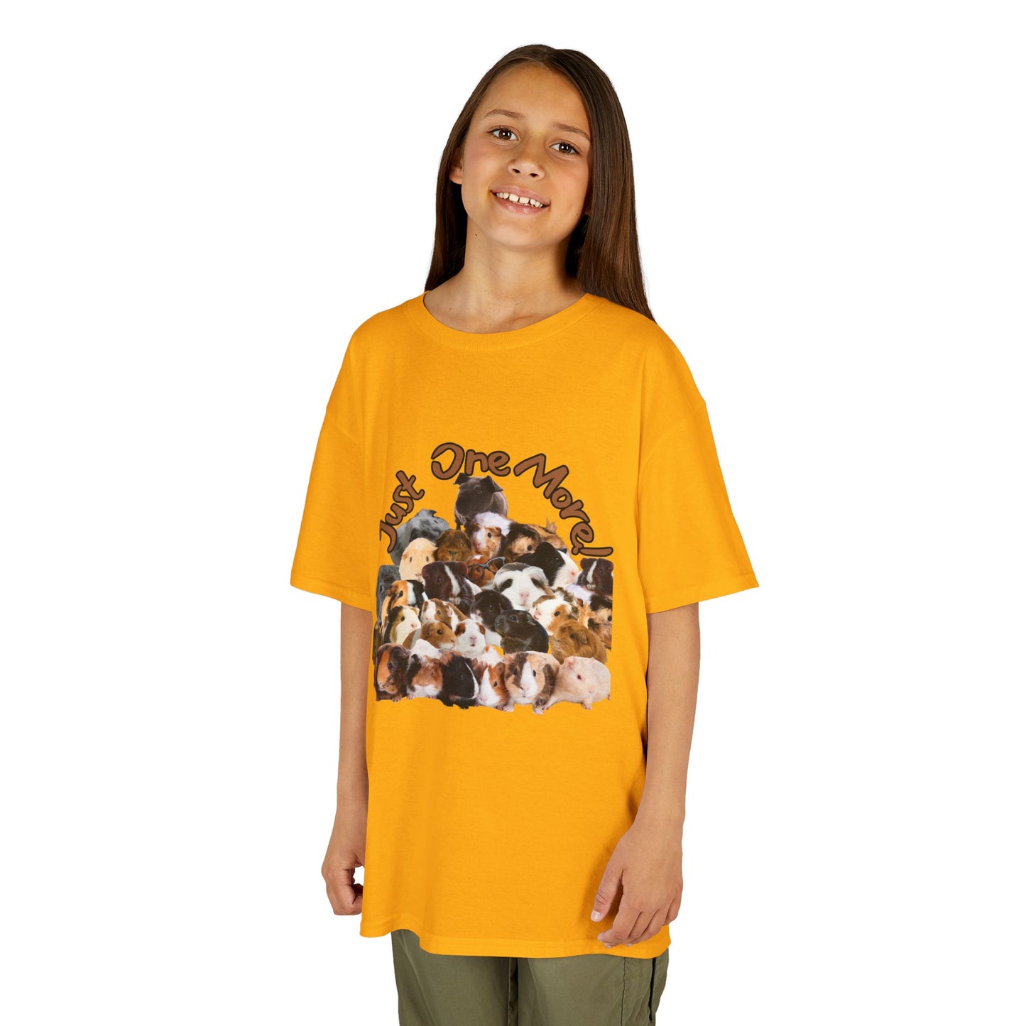 Kids T-Shirt with A Herd of Guinea Pigs Design - Just One More Quote