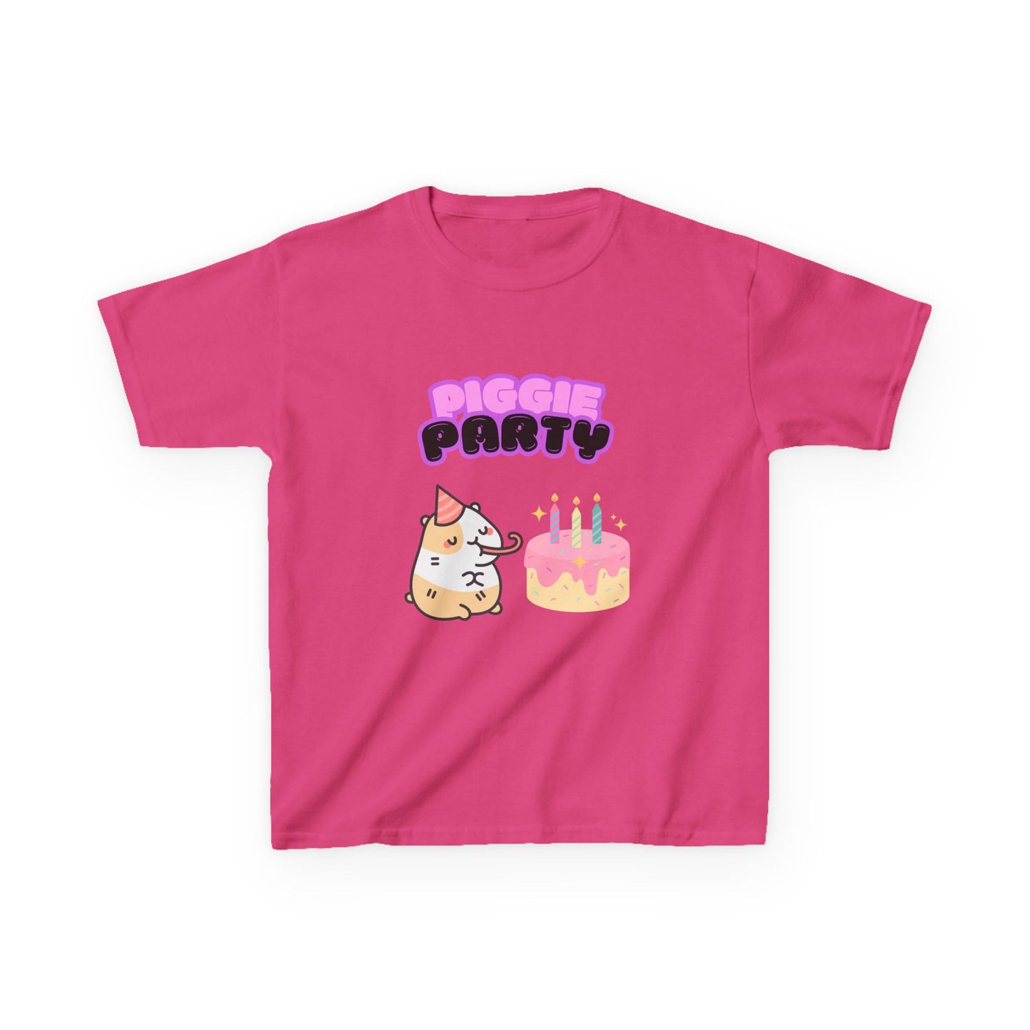 Kids T-Shirt, Guinea Pig Birthday Party Tee, Cute Animal Shirt, Children's Graphic Top, Youth Clothing, Birthday Gift