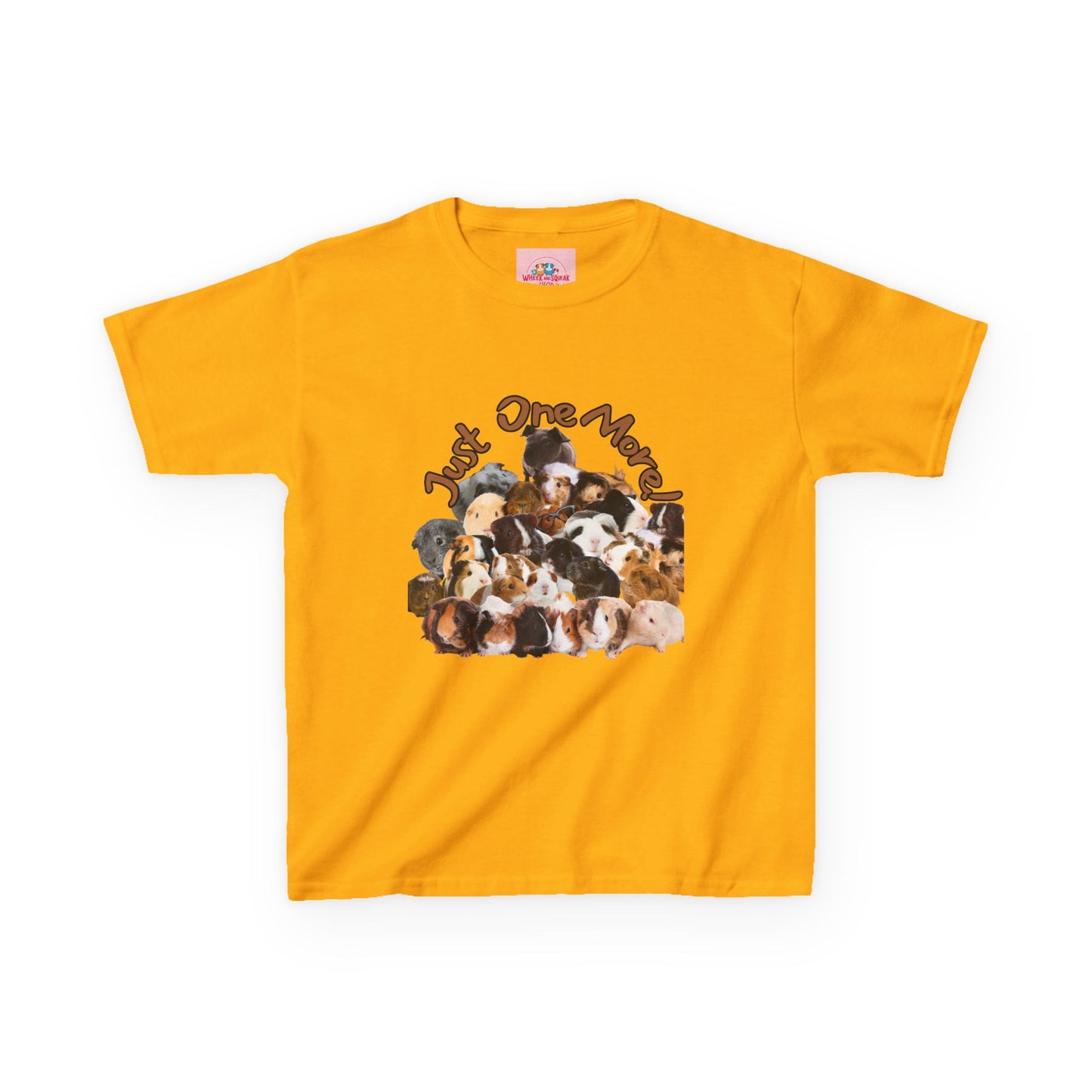 Kids T-Shirt with A Herd of Guinea Pigs Design - Just One More Quote