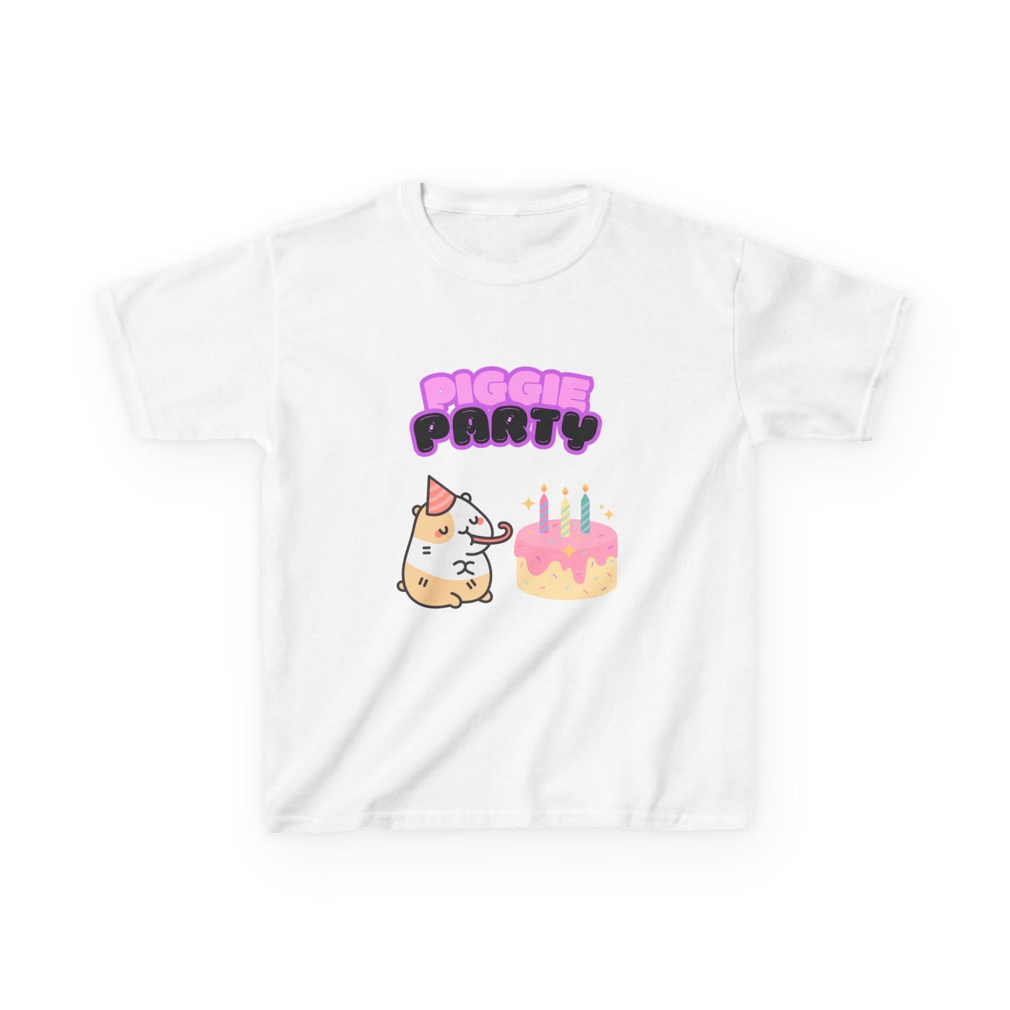 Kids T-Shirt, Guinea Pig Birthday Party Tee, Cute Animal Shirt, Children's Graphic Top, Youth Clothing, Birthday Gift