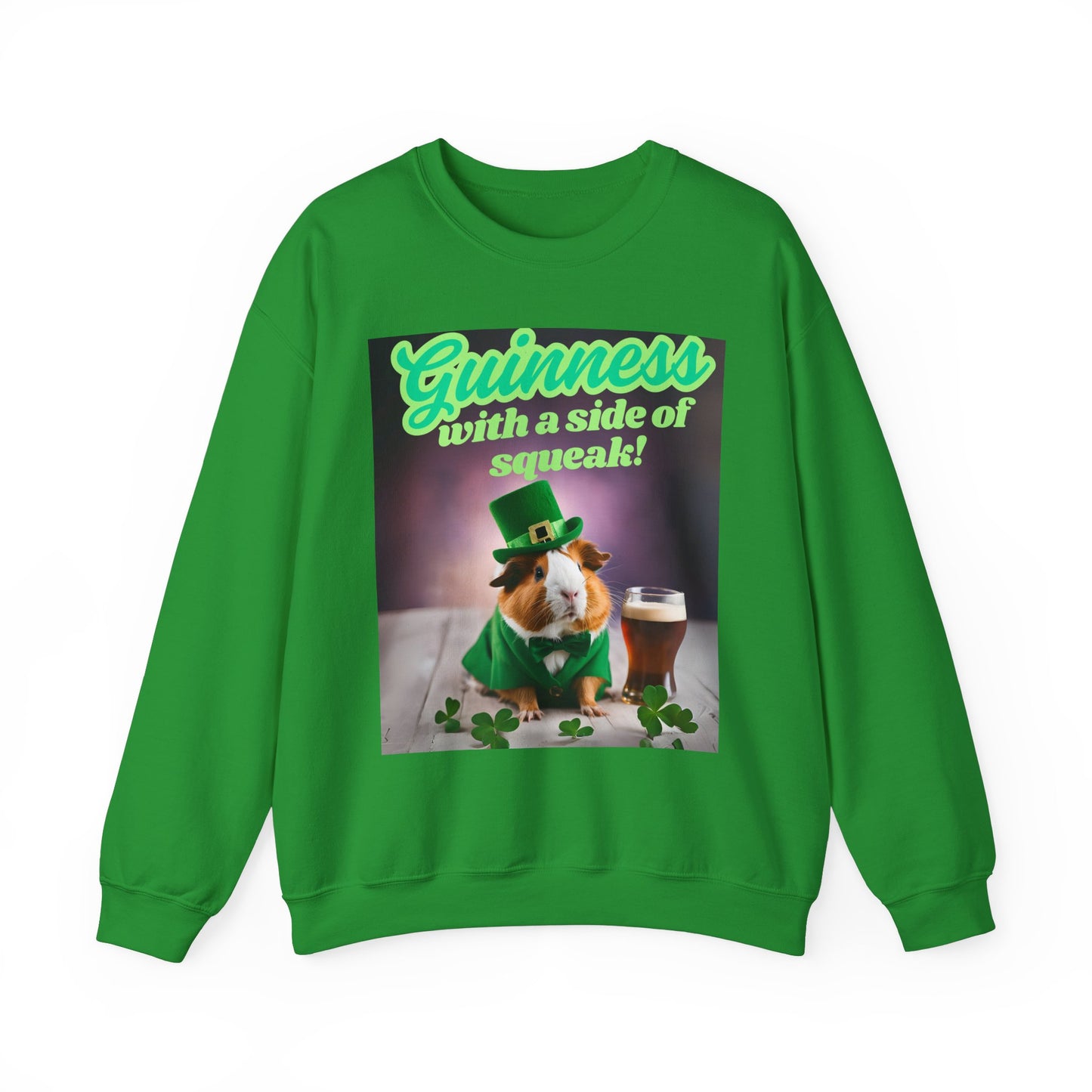 St. Patrick's Day Sweatshirt, Funny Pet Sweatshirt, Guinea Pigs