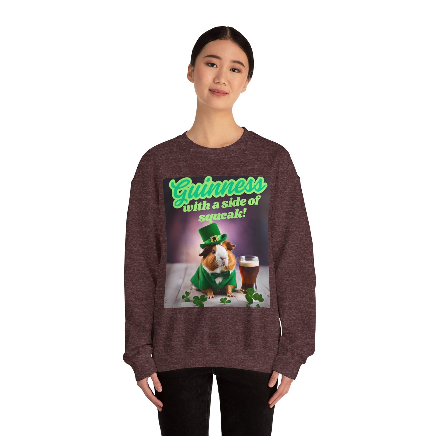 St. Patrick's Day Sweatshirt, Funny Pet Sweatshirt, Guinea Pigs