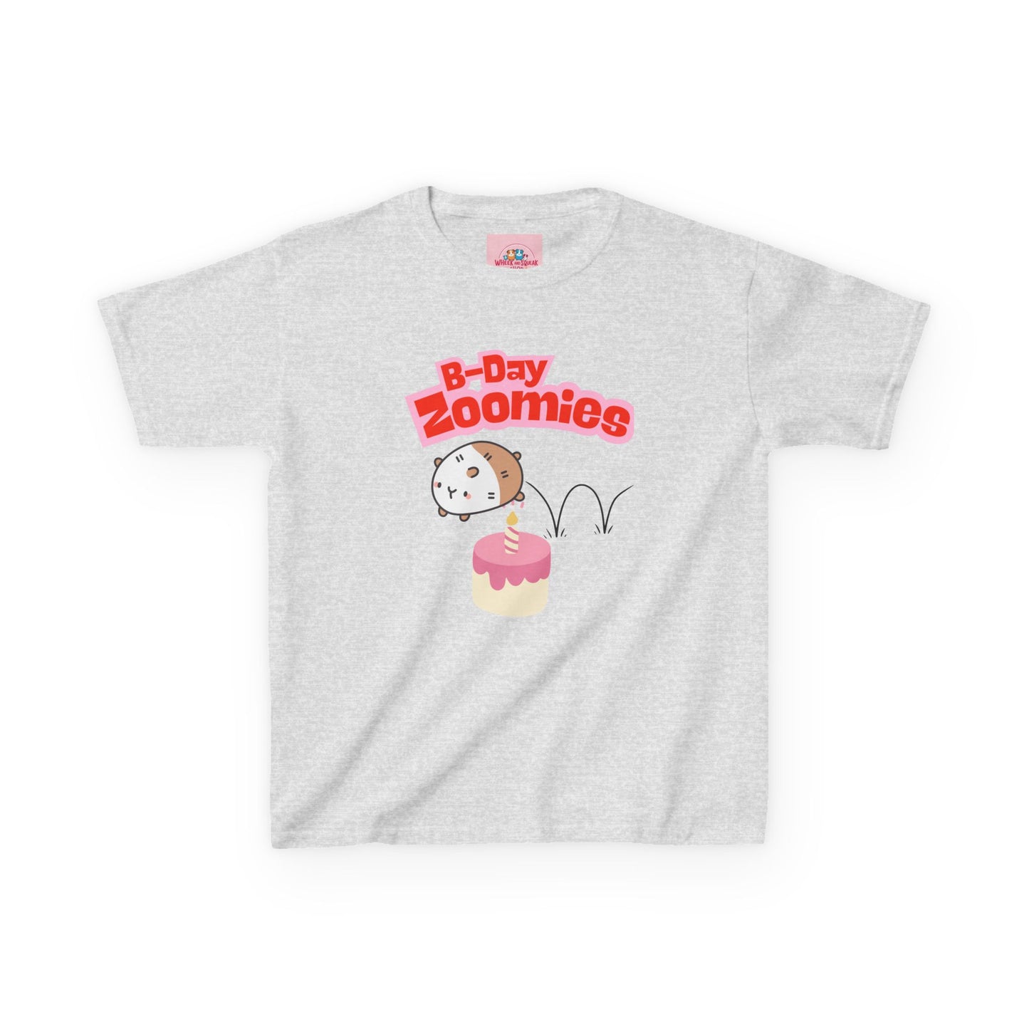 Birthday Zoomies Kids Tee - Fun Cotton Tee for Child's Birthday Party, Gift, Celebration, Cute Graphic T-Shirt, Kid's Apparel