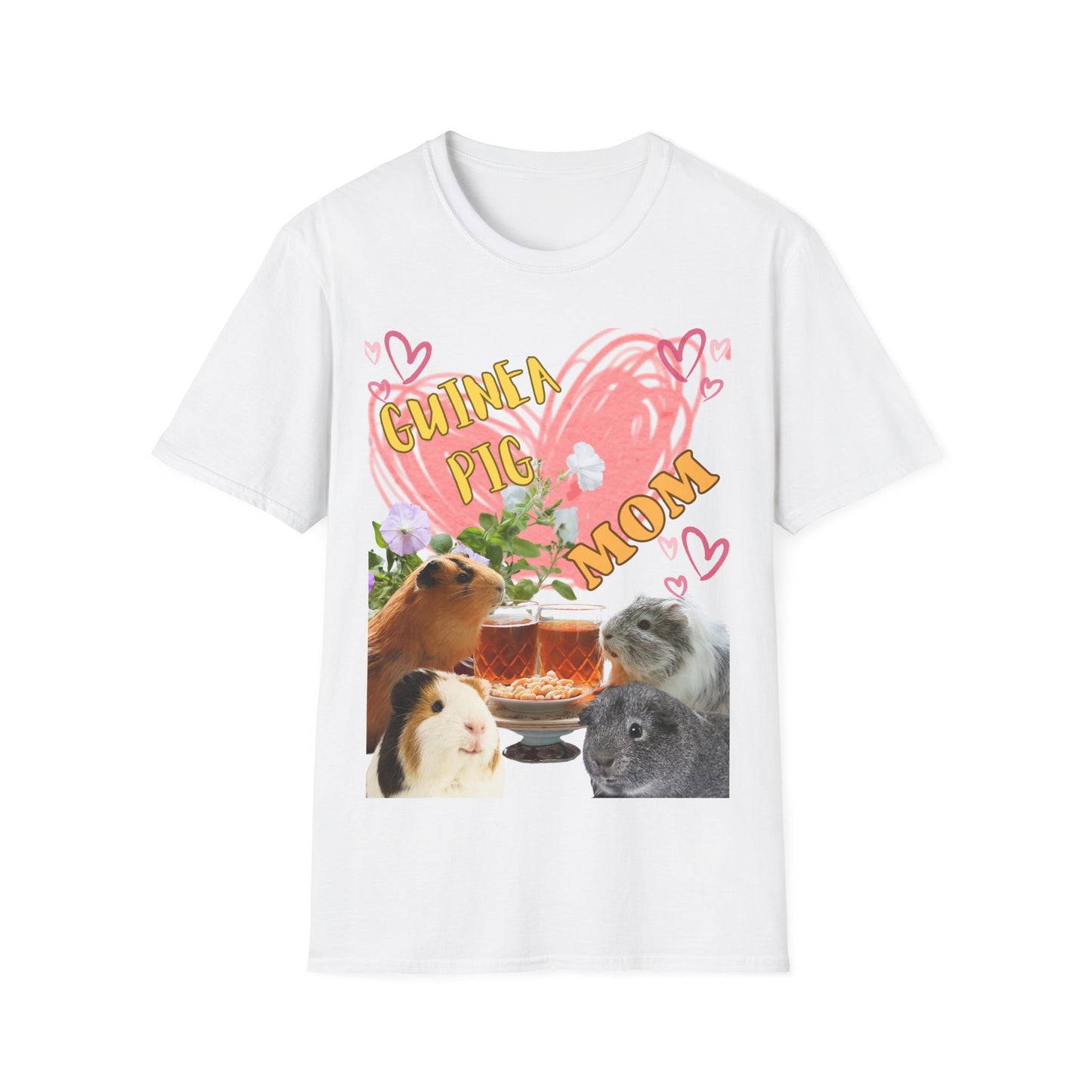 Guinea Pig Mom Unisex Softstyle T-Shirt