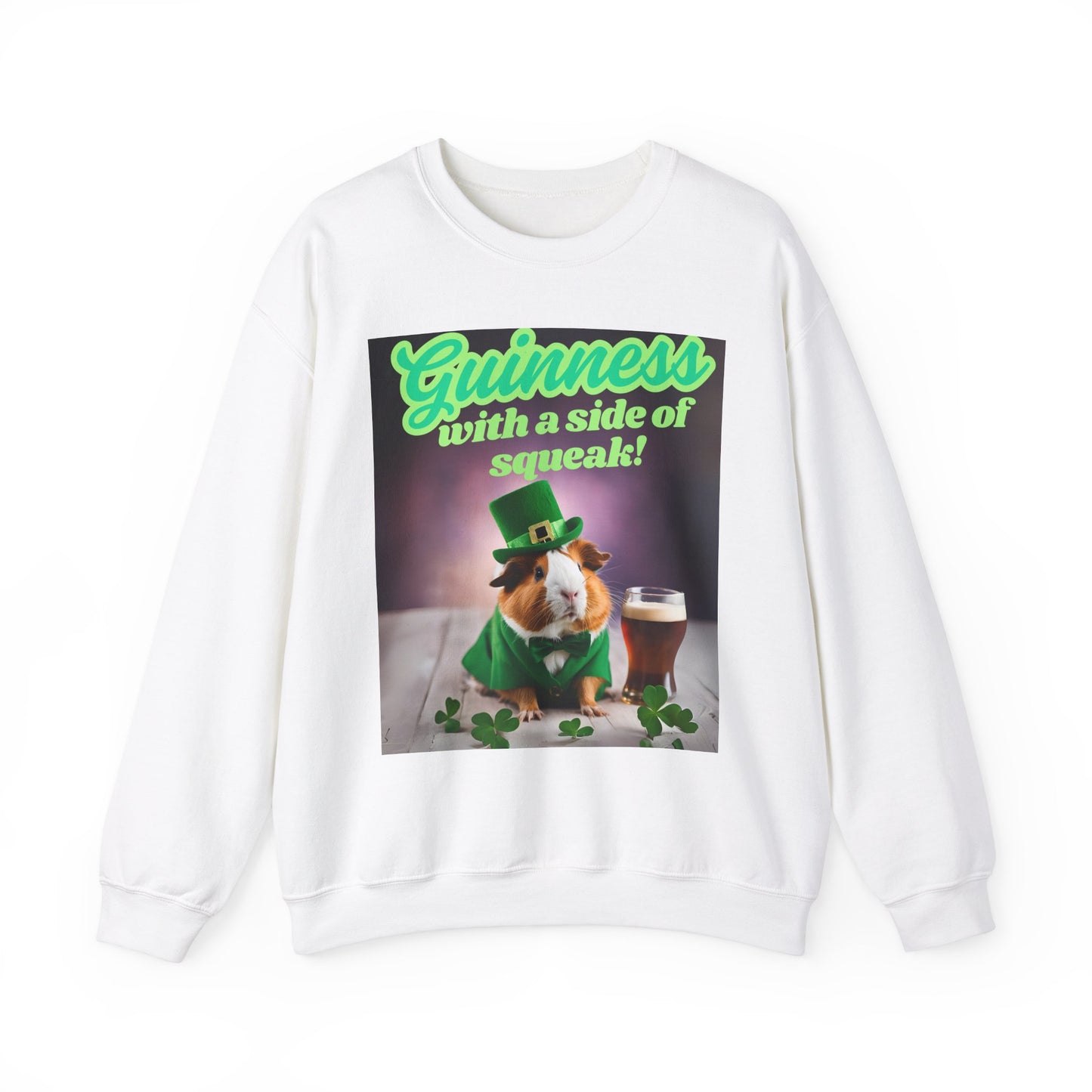 St. Patrick's Day Sweatshirt, Funny Pet Sweatshirt, Guinea Pigs