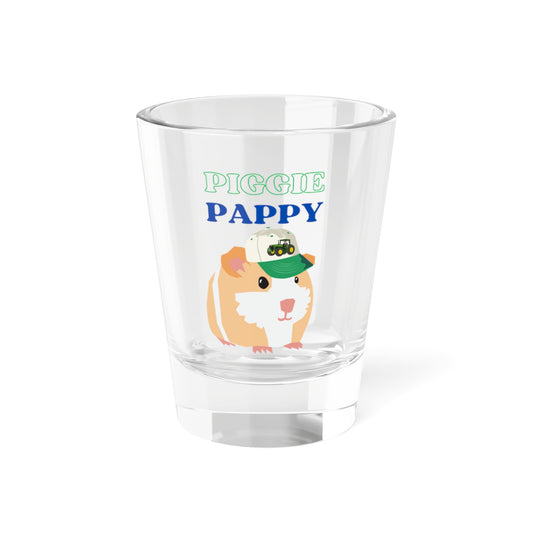 Cute Piggie Pappy Shot Glass, Fun Party Glass, Pet Lover Gift, Animal Themed