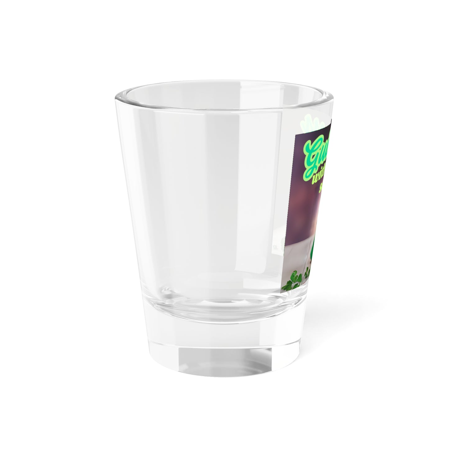 Funny St. Patrick's Day Shot Glass, "Guinness with a Side of Squeak!" Perfect for Parties, Gifts, Celebrations, Guinea Pig