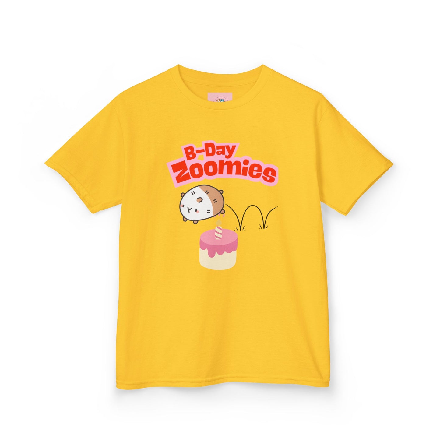 Birthday Zoomies Kids Tee - Fun Cotton Tee for Child's Birthday Party, Gift, Celebration, Cute Graphic T-Shirt, Kid's Apparel