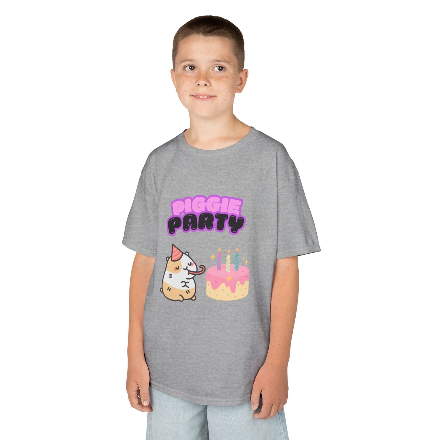 Kids T-Shirt, Guinea Pig Birthday Party Tee, Cute Animal Shirt, Children's Graphic Top, Youth Clothing, Birthday Gift