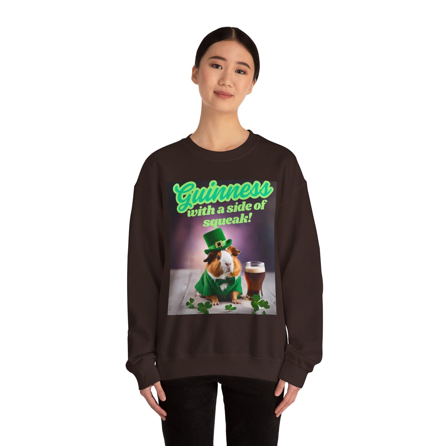 St. Patrick's Day Sweatshirt, Funny Pet Sweatshirt, Guinea Pigs