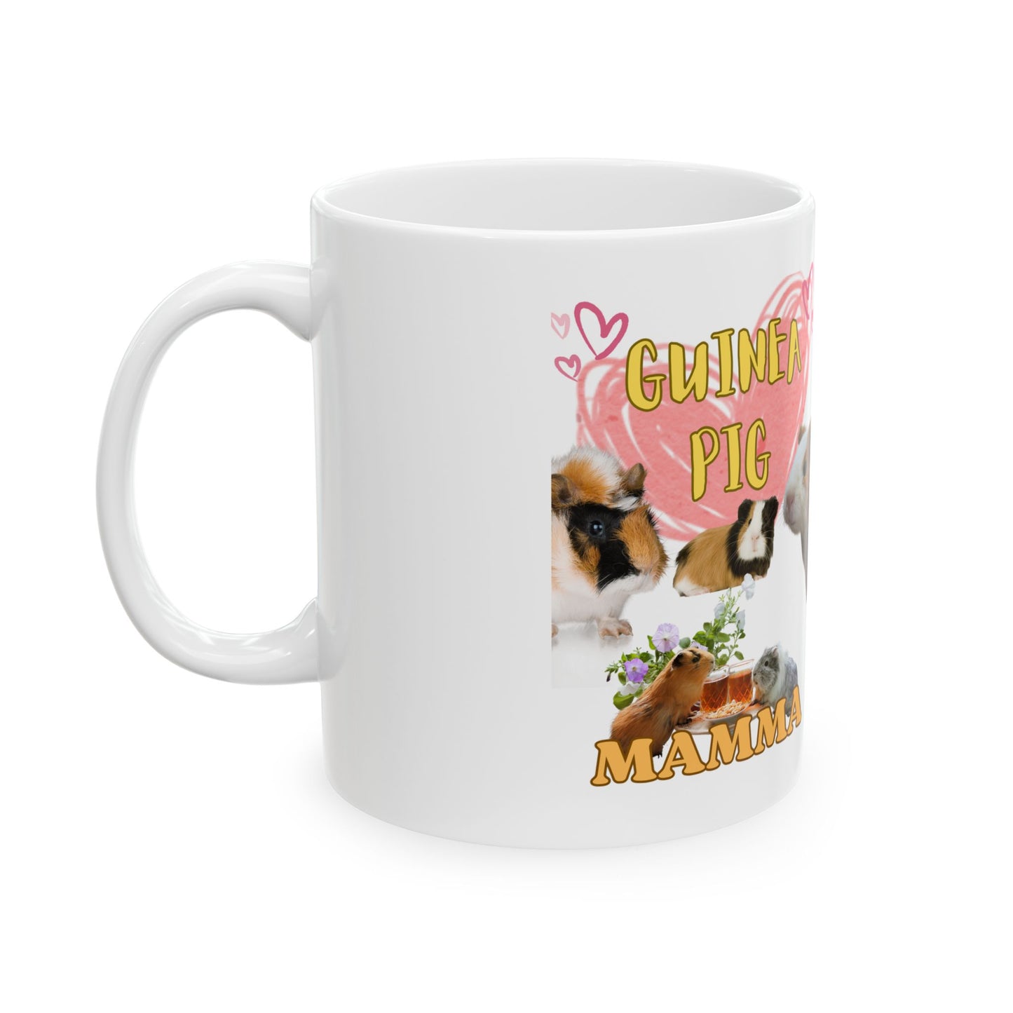 Guinea Pig Mamma Ceramic Mug, 11oz