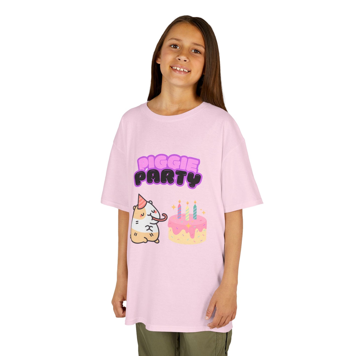 Kids T-Shirt, Guinea Pig Birthday Party Tee, Cute Animal Shirt, Children's Graphic Top, Youth Clothing, Birthday Gift