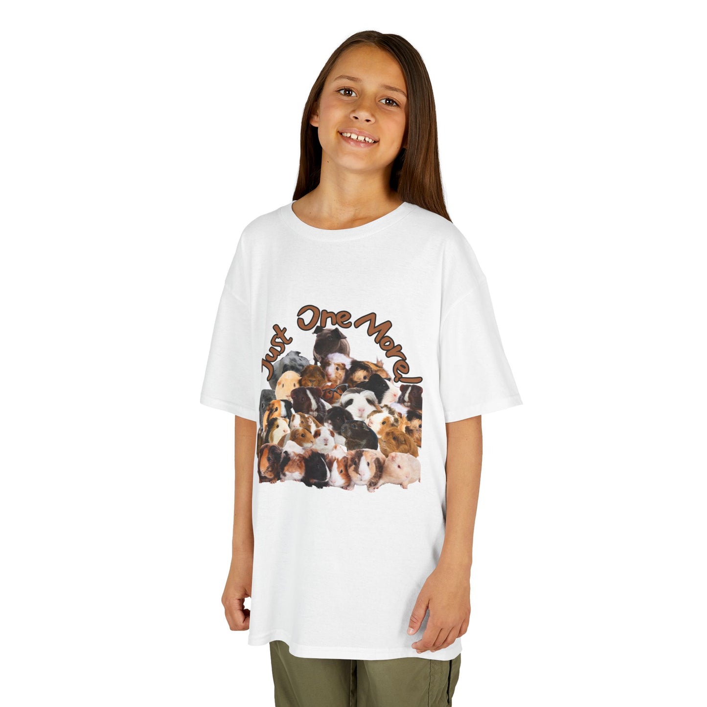 Kids T-Shirt with A Herd of Guinea Pigs Design - Just One More Quote