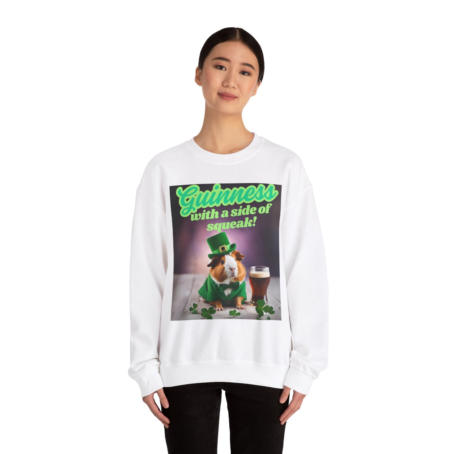 St. Patrick's Day Sweatshirt, Funny Pet Sweatshirt, Guinea Pigs