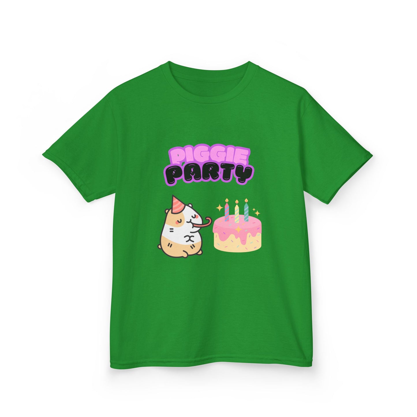 Kids T-Shirt, Guinea Pig Birthday Party Tee, Cute Animal Shirt, Children's Graphic Top, Youth Clothing, Birthday Gift