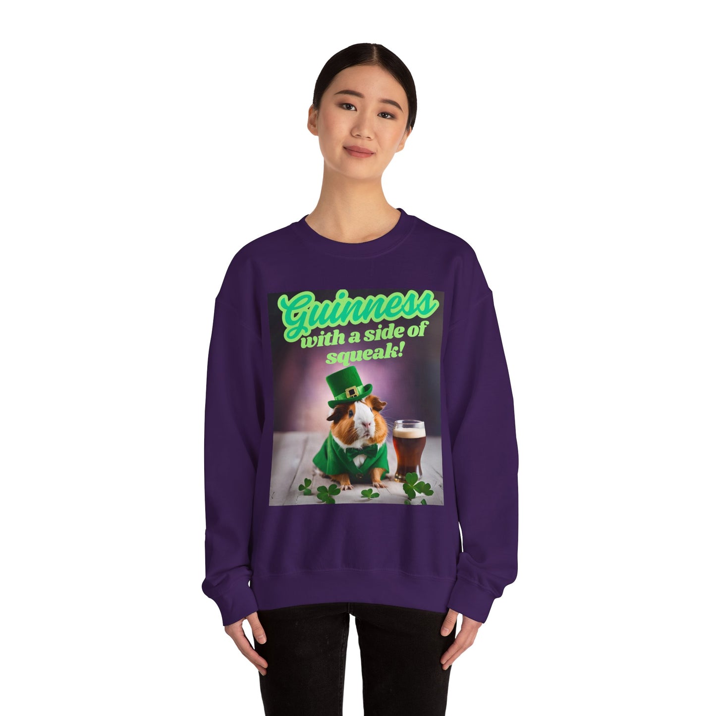 St. Patrick's Day Sweatshirt, Funny Pet Sweatshirt, Guinea Pigs