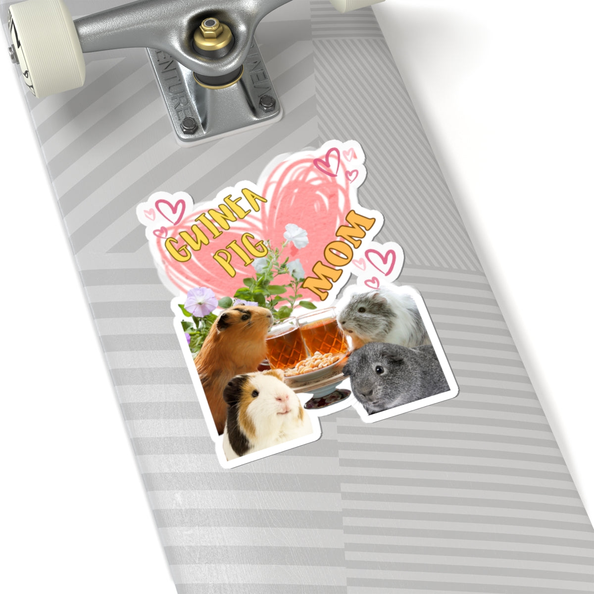 Guinea Pig Mom Kiss-Cut Stickers