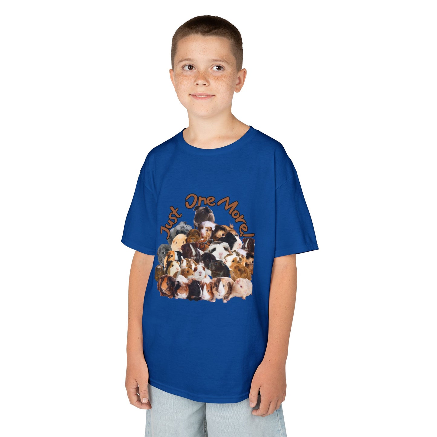 Kids T-Shirt with A Herd of Guinea Pigs Design - Just One More Quote