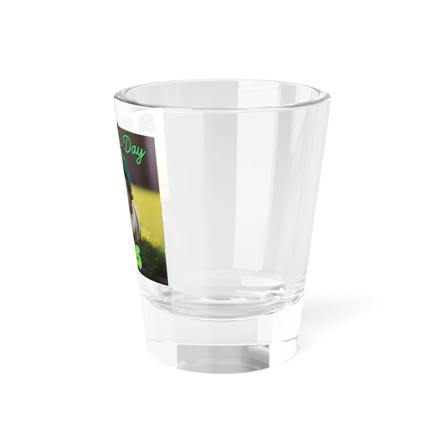 St. Patrick's Day Farmer Guinea Pig Shot Glass, Fun Party Drinkware, 2025