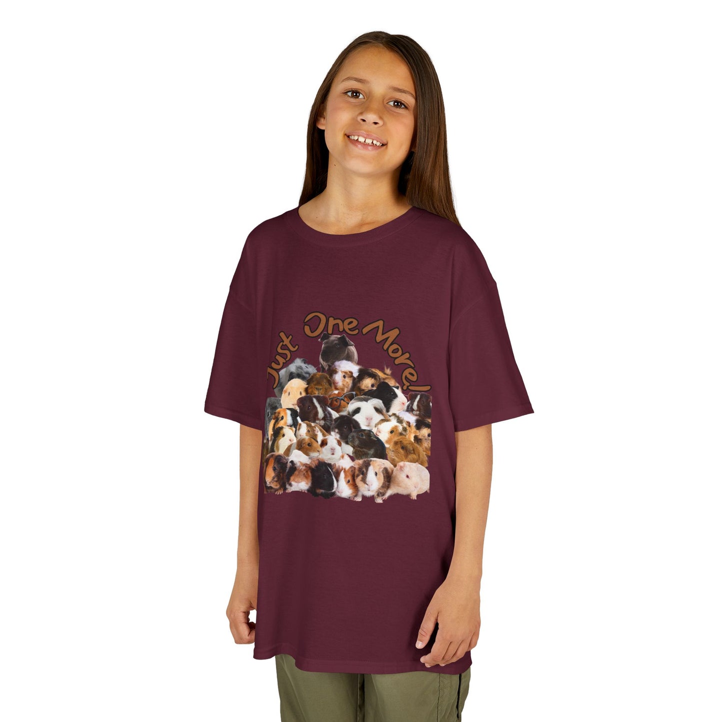 Kids T-Shirt with A Herd of Guinea Pigs Design - Just One More Quote