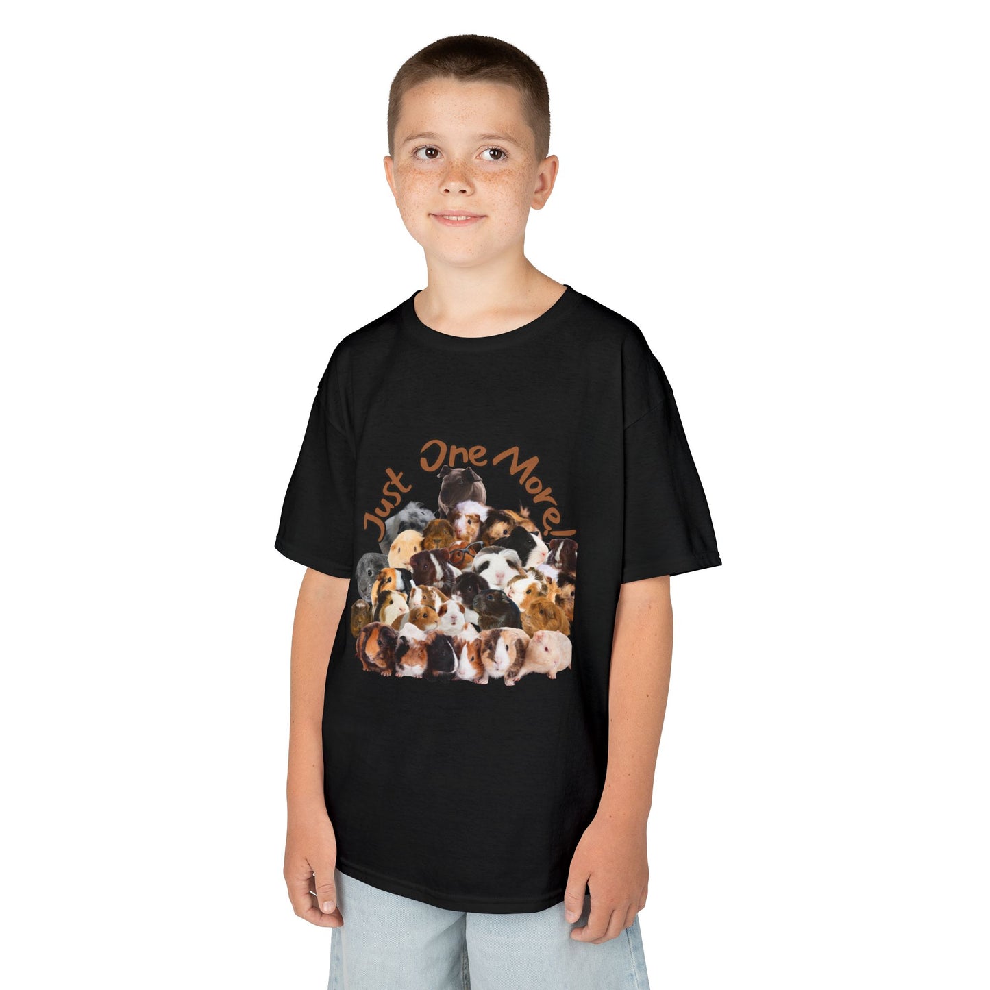 Kids T-Shirt with A Herd of Guinea Pigs Design - Just One More Quote