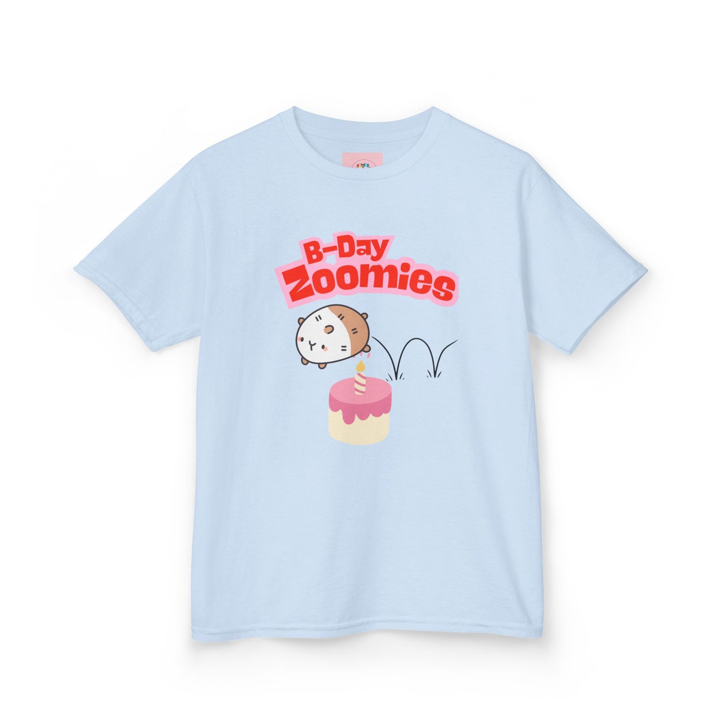 Birthday Zoomies Kids Tee - Fun Cotton Tee for Child's Birthday Party, Gift, Celebration, Cute Graphic T-Shirt, Kid's Apparel