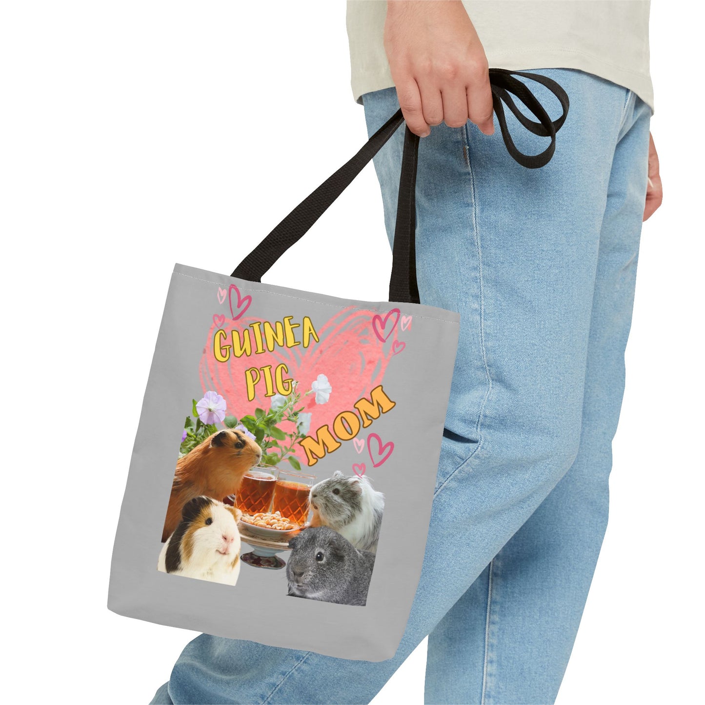 Guinea Pig Mom Tote Bag (AOP)