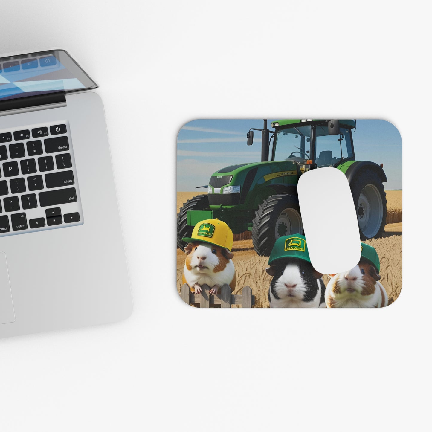 Guinea Pig Tractor Mouse Pad (Rectangle)