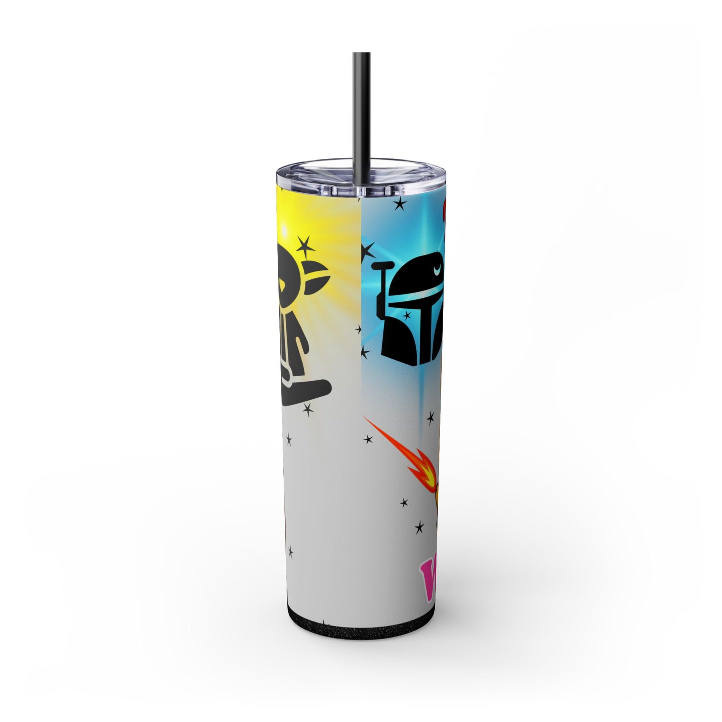 This is the Wheek, Guinea Pig Star Wars Themed Skinny Tumbler with Straw, 20oz