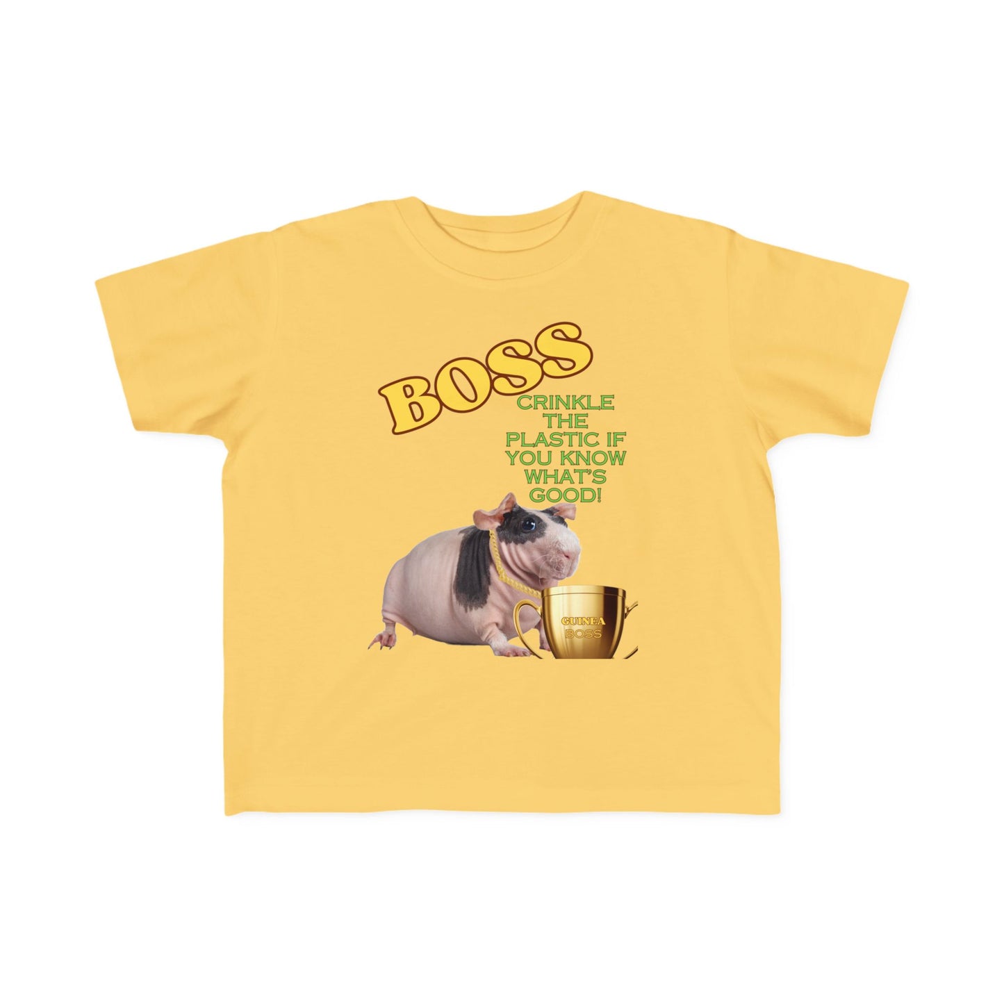 Boss Skinny Guinea Pig Toddler's Fine Jersey Tee