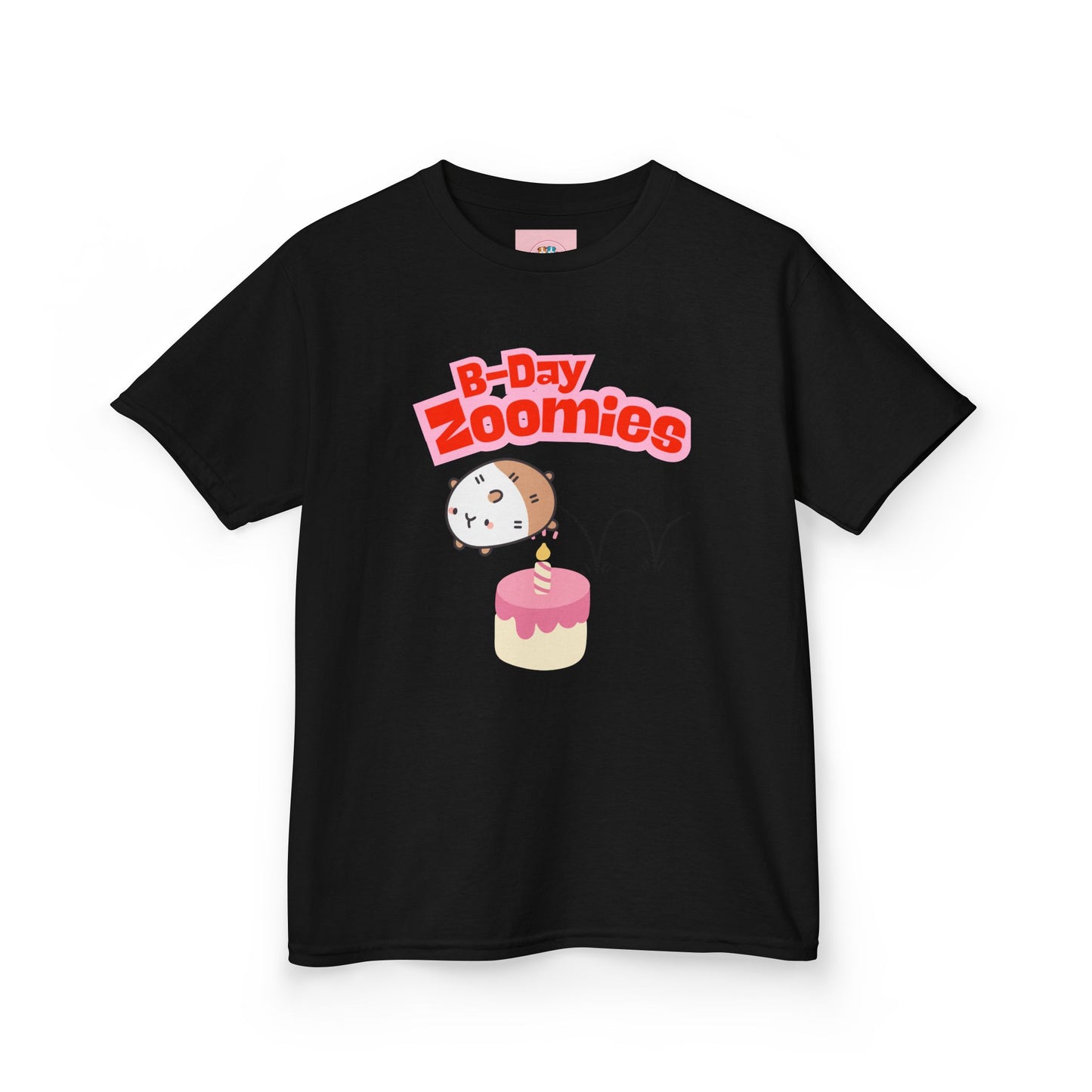 Birthday Zoomies Kids Tee - Fun Cotton Tee for Child's Birthday Party, Gift, Celebration, Cute Graphic T-Shirt, Kid's Apparel