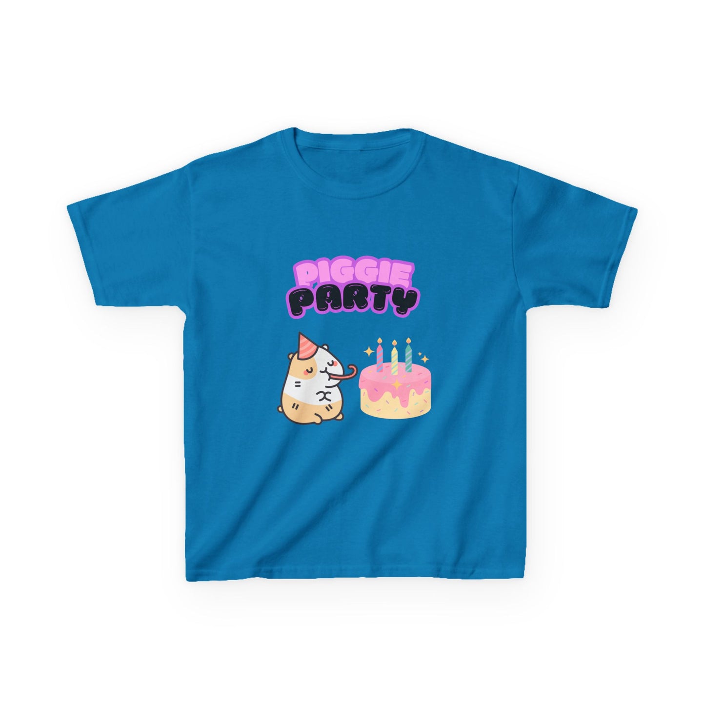 Kids T-Shirt, Guinea Pig Birthday Party Tee, Cute Animal Shirt, Children's Graphic Top, Youth Clothing, Birthday Gift