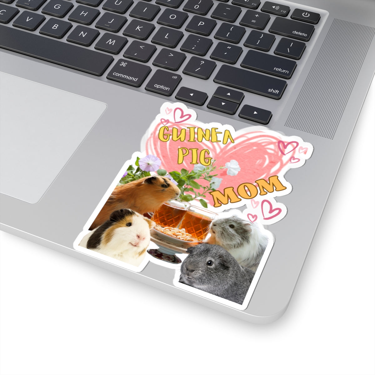 Guinea Pig Mom Kiss-Cut Stickers